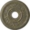 Ekena Millwork Genevieve Medallion (Canopies up to 3 1/2"), 16 1/8"OD x 3 1/2"ID x 7/8"P, Witch Hazel Crackle CM16GNWHC - alternate 1